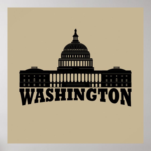 Washington DC Poster (Vorne)