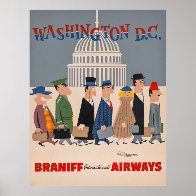 Washington DC Poster (Vorne)