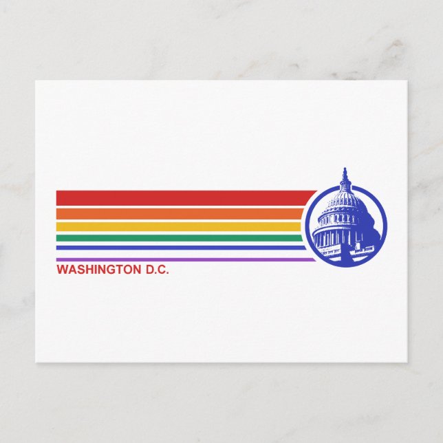 Washington DC Postkarte (Vorderseite)