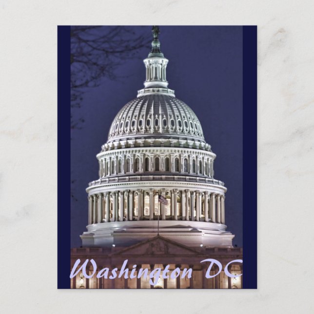 Washington DC Postkarte (Vorderseite)