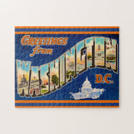 Washington DC Postkarten-Puzzle Puzzle