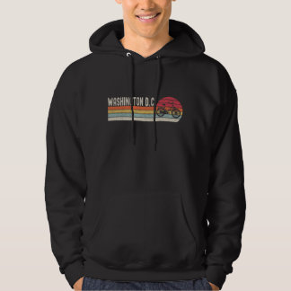 Washington DC Retro Cycling Hoodie Bicycle Hoodie