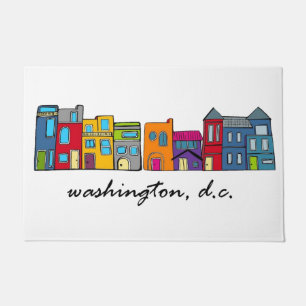 Washington DC Row House Fußmatte
