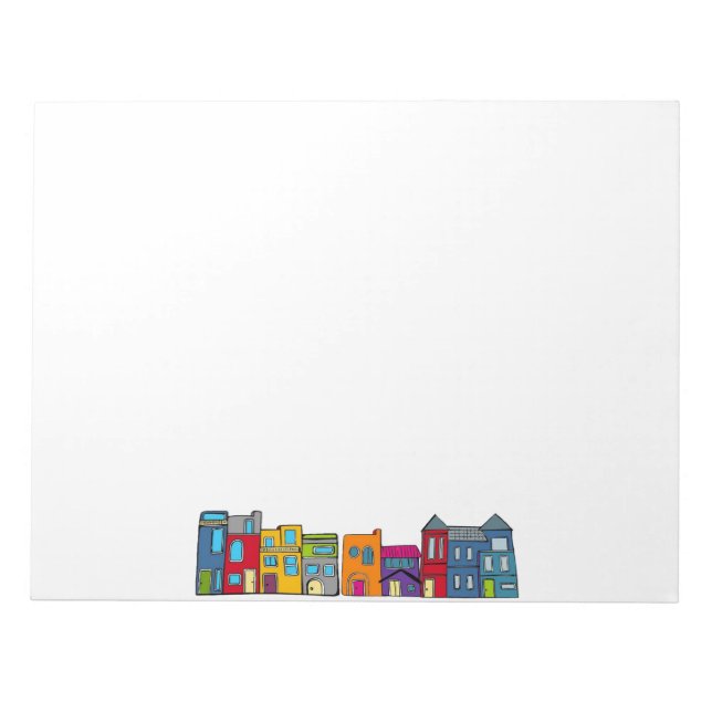 Washington DC Row House Notizblock (Vorderseite)