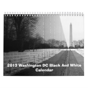 Washington DC-Schwarzweiss-Kalender 2013 Kalender