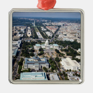 WASHINGTON DC SILBERNES ORNAMENT