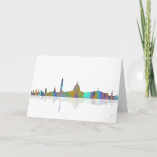 Washington, DC-Skyline Karte