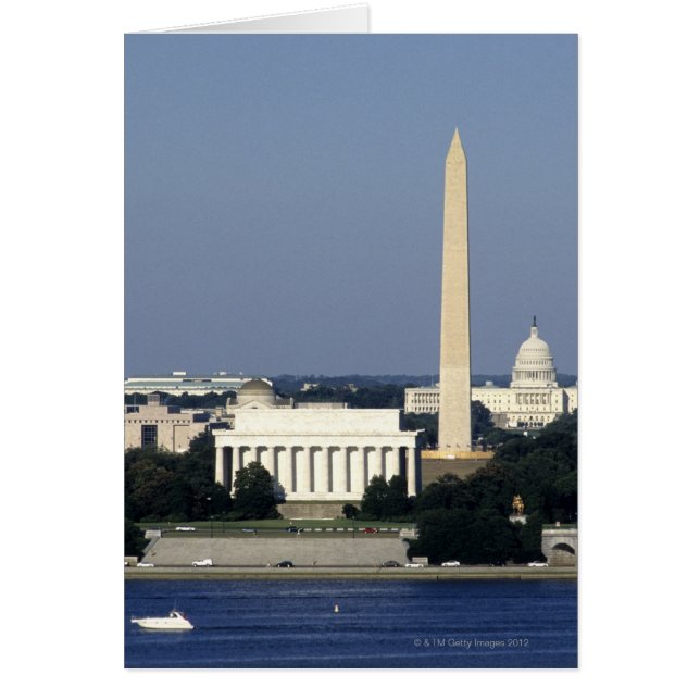 Washington DC Skyline mit US-Gebäude zur Hauptstad (Vorne)