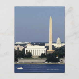 Washington DC Skyline mit US-Gebäude zur Hauptstad Postkarte