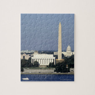 Washington DC Skyline mit US-Gebäude zur Hauptstad Puzzle
