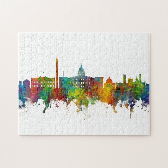 Washington DC Skyline Puzzle (Horizontal)