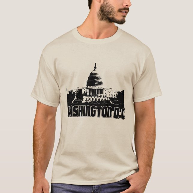 Washington DC-Skyline T-Shirt (Vorderseite)