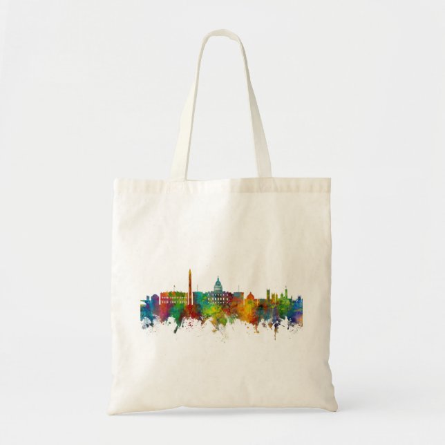 Washington DC Skyline Tragetasche (Vorne)