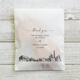 Washington DC Skyline Wedding Danke, dass Sie Bags Geschenktütchen