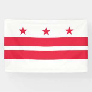 Washington DC Staatsflagge Banner