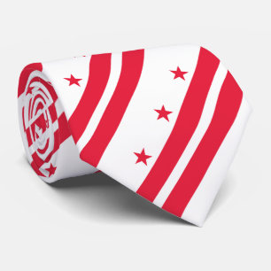 Washington DC Staatsflagge Krawatte