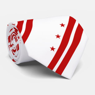 Washington DC Staatsflagge Krawatte