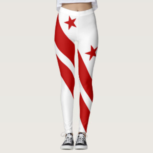 Washington DC Staatsflagge Leggings