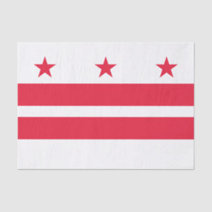 Washington DC Staatsflagge Seidenpapier