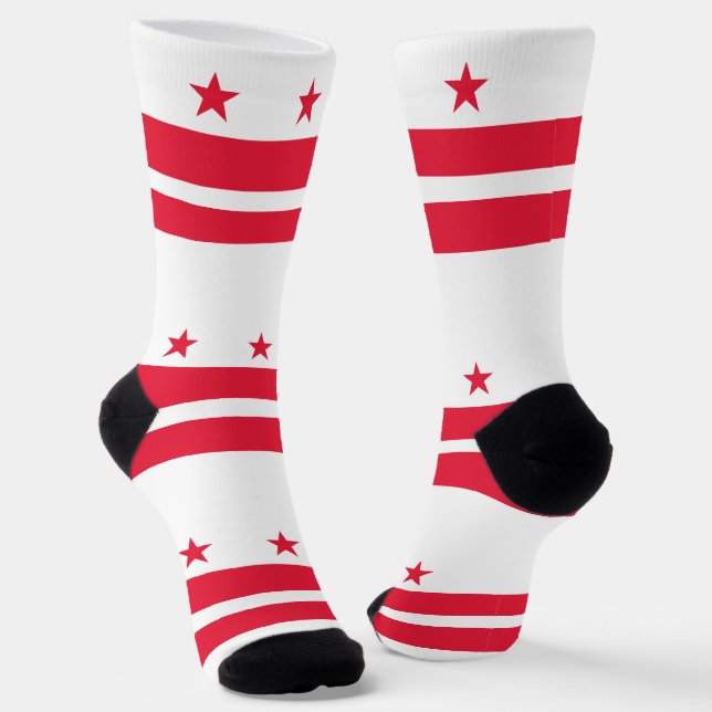 Washington DC Staatsflagge Socken (Gewinkelt)