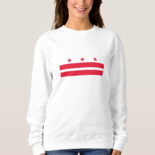 Washington DC Staatsflagge Sweatshirt