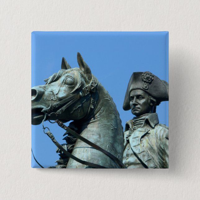 Washington, DC, Statue von General George Button (Vorderseite)