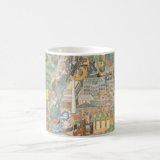 Washington DC-Tasse Kaffeetasse (Mittel)