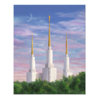 Washington DC Temple Fotodruck