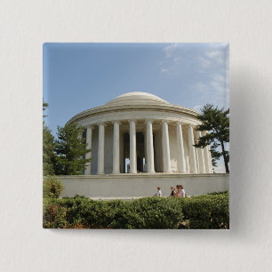 Washington, DC. Thomas- Jeffersondenkmal Button