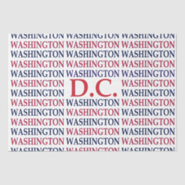 Washington DC Typografie Seidenpapier