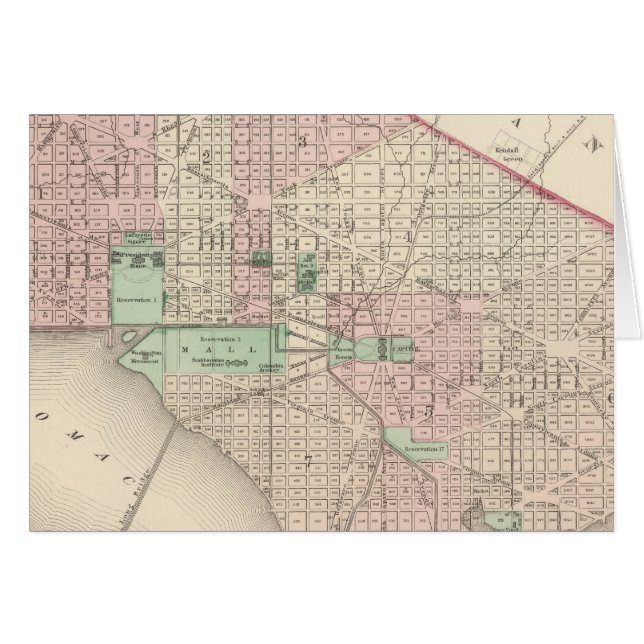 Washington DC und Georgetown (Vorderseite (Horizontal))