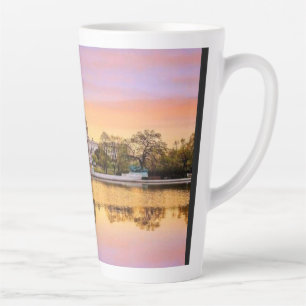 Washington DC US-Kapitolgebäude Sonnenuntergangsre Milchtasse