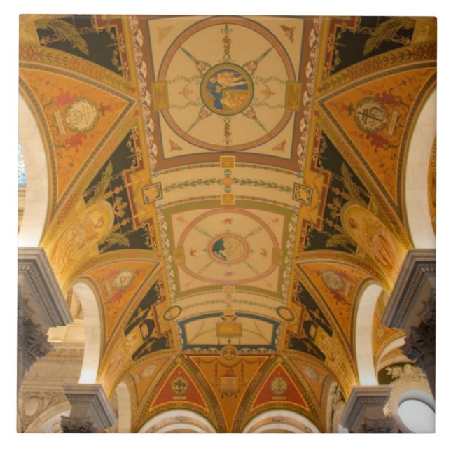 WASHINGTON, DC USA. Decke des zweiten Stocks Fliese (Vorderseite)