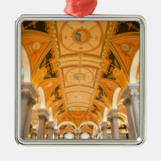 WASHINGTON, DC USA. Durchgang des zweiten Stocks Silbernes Ornament