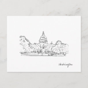 Washington DC USA Hauptstadt Postcard Postkarte