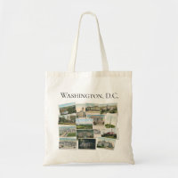 Washington DC: Vintage Postkarten doppelseitige Ta