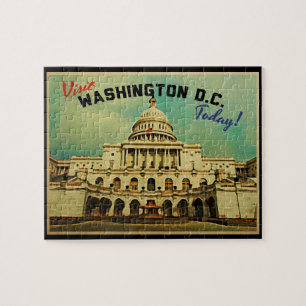 Washington DC Vintage Puzzle