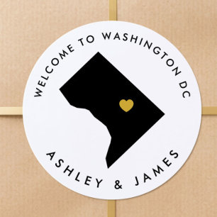 Washington DC Welcome Sticker Tag, Hauptstadt