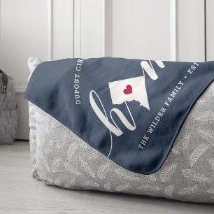 Washington DC Zuhause Town Personalisiert Sherpadecke