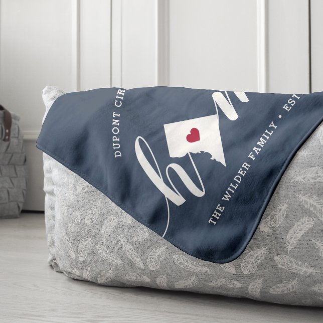 Washington DC Zuhause Town Personalisiert Sherpadecke (Von Creator hochgeladen)