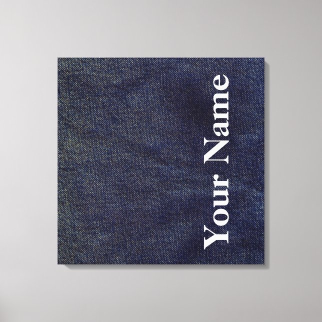 Washington Denim Design #7 in Emporio Moffa Leinwanddruck (Vorderseite)