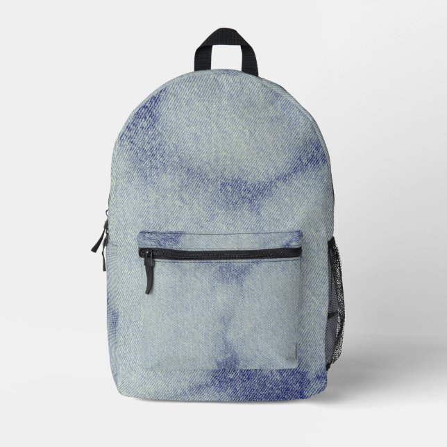 Washington Denim Design No. 1 @ Emporio Moffa Bedruckter Rucksack (Vorderseite)