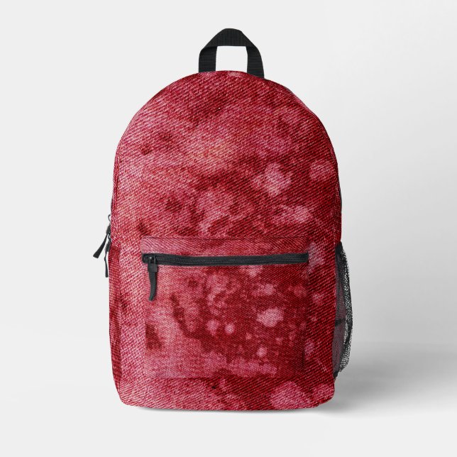 Washington Denim Design Nr. 10 @ Emporio Moffa Bedruckter Rucksack (Vorderseite)