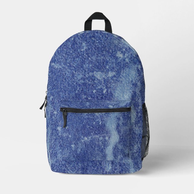 Washington Denim Design Nr. 12 @ Emporio Moffa Bedruckter Rucksack (Vorderseite)