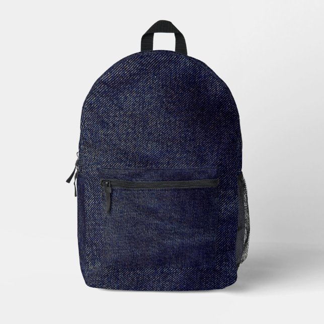 Washington Denim Design Nr. 7 @ Emporio Moffa Bedruckter Rucksack (Vorderseite)