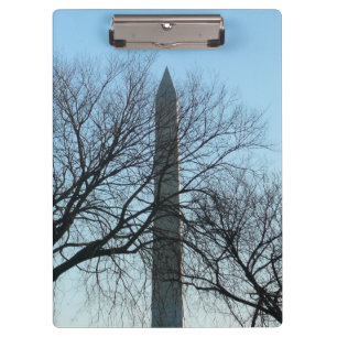 Washington Denkmal im Winter I Landschaft Klemmbrett