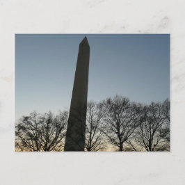 Washington Denkmal im Winter II Landschaft Postkarte