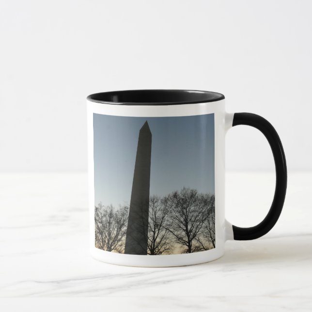Washington Denkmal im Winter II Landschaft Tasse (Rechts)