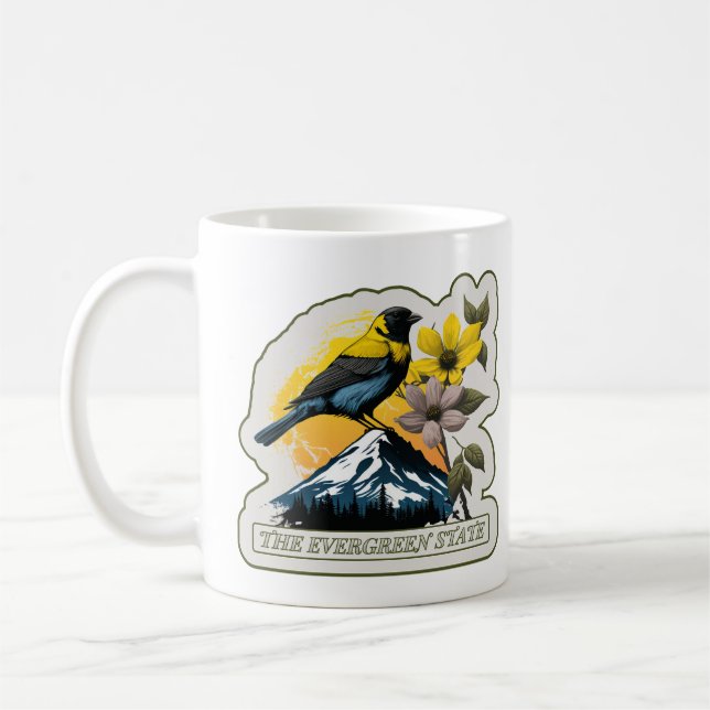 Washington - Der Evergreen-Staat Kaffeetasse (Links)