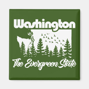 Washington Der Evergreen-Staat Magnet
